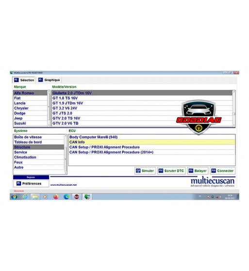 Logiciel Multiecuscan 4.7 - TELECHARGEMENT